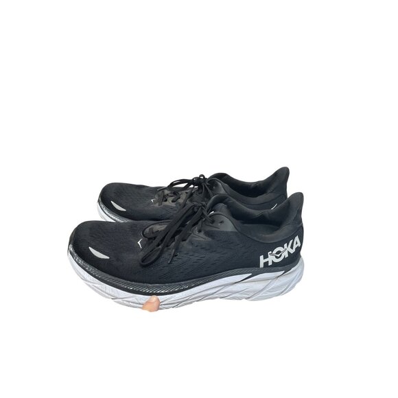 Hoka Clifton 8 Mens Black White Running Sneakers Sz 13EE SKU 9547 - Picture 13 of 16